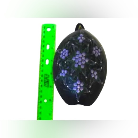 Wooden Turtle Jewelry Box Lacquered Wood Trinket Box - Picture 4 of 4